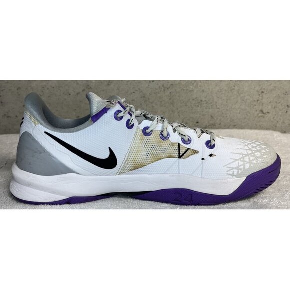 Nike Kobe Venomenom 4 Purple White Mens Size 9 Basketball Shoes 635578-100 main image 8